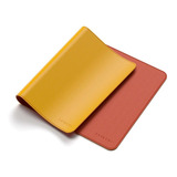 Desk Pad Para Escritorio Mouse Eco Cuero Doble Color Satechi Color Amarillo/naranja