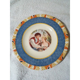 Plato De Pared Porcelana Inglesa Woods Ivory Ware. 17,5cm.