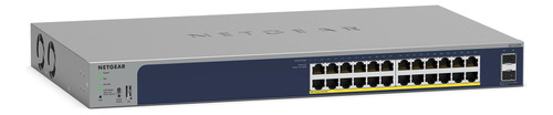 Conmutador Gigabit Ethernet Poe 26 Puertos 24 X Poe380w, 2