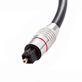 Cable Fibra Optica Digital Toslink Plug 1,50 Mts Premium Fb1
