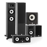 Kit Home Theater 5.1 Jbl Linha Stage Torre Central Bookshelf