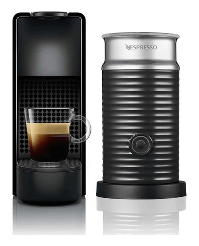 Cafetera Nespresso Essenza Mini + Aeroccino A3kc30-ar Negro