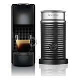 Cafetera Nespresso Essenza Mini + Aeroccino A3kc30-ar Negro