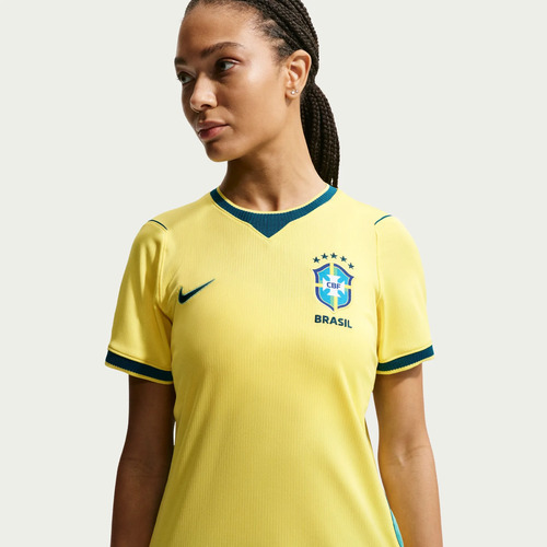 Nike Jersey Fútbol Dri-fit Brasil Local 2026 Para Mujer | Envío gratis