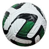 Pelota De Futbol N°5 Cuero Sintetico 201113 Color Blanco/verde