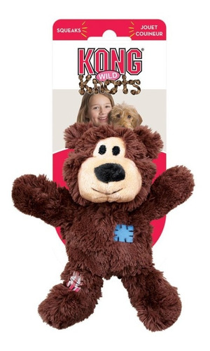 Juguete Perros Kong Peluche Oso Wild Knots  Medium 