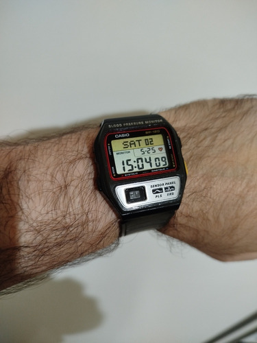 Relógio Casio Bp-120 Monitor Cardíaco.anos 90.raridade 