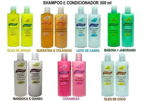 Shampoo/cond Natrive Caixa Com 12 Unidades De 500 Ml Atacado