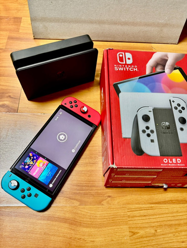 Consola Nintendo Switch Oled Usada/nueva Color Azul