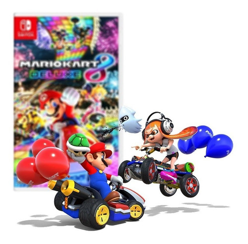 Videojuego Mario Kart Deluxe 8 - Nintendo Switch Nuevo 