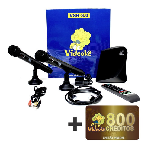 Videokê Vsk 3.0 Com 200 Músicas Super Compacto O Melhor