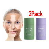 2pcs Limpeza Profunda Lama Máscara Limpador De Acne Sólida