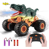 Supersun Dinosaur Rc Truck Para Niños De 6 A 10 Años | Contr
