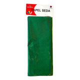 Pack 10 Pliegos Papel Seda Verde Oscuro Nacarado 50.8x66cm