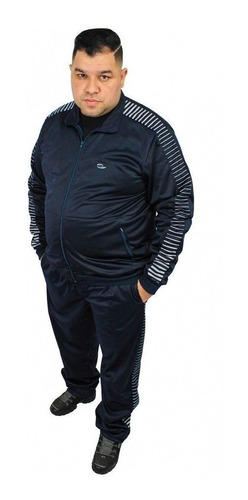 Conjunto Agasalho Esporte Calça Blusa Masculino Plus Size