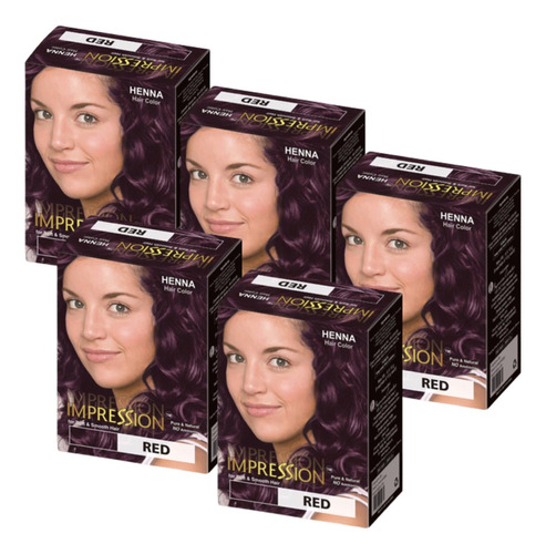 Henna Natural Tinte Cabello 30 Sobres Sin Amoníaco 8 Colores