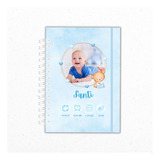 Cuaderno Control Pediátrico Niños Personalizado Celeste (1)