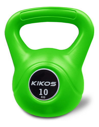 Kettlebell Kikos Cement Ps 10kg Cor Verde