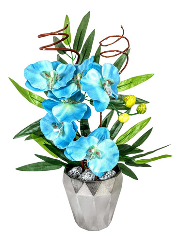 Arranjo Orquideas Adelma - Flores Artificiais Artificial 