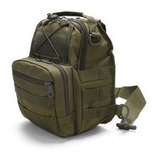 Bolso Tactico Morral Mochila Bandolera Militar Policia Verde