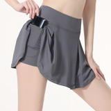 Falda Short Deportiva De Tenis/yoga, Pantalones Cortos Licra