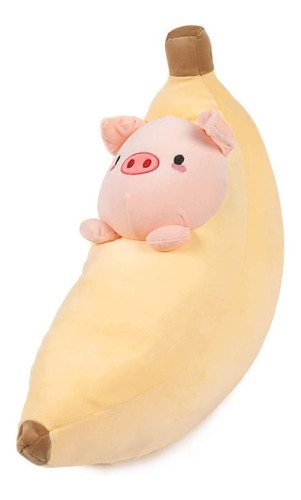 Platano Peluche Kawaii Almohada Felpa Suave Juguete Bebe