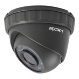 Cámara Domo Epcom 720p Metalica Negra 2.8mm