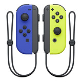 Control Joy Con L Y R Nintendo Switch Amarillo Y Azul Neon