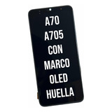 Modulo Pantalla Para Samsung A70 A705 C/ Oled Marco Huella 