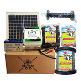 Cerco Electrico Ganadero Kit Solar (45 Km) + 500m De Alambre