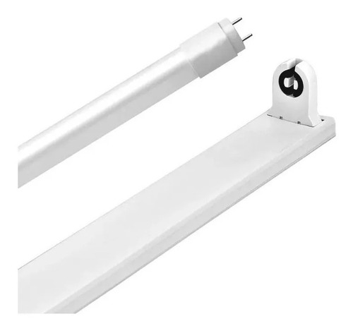 Liston + Tubo Led 18w Luz Dia 1.20 Mts Completo Luz Desing