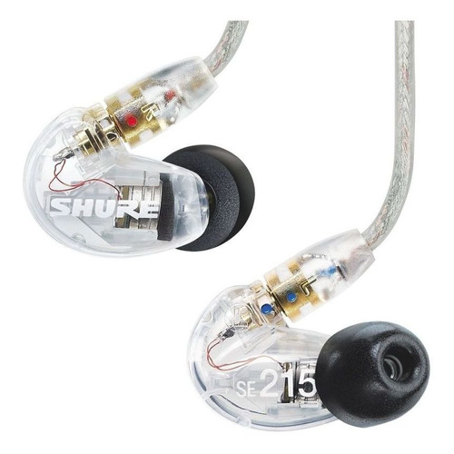 Fone De Ouvido Shure In Ear Se215 Clear Profissional Se-215