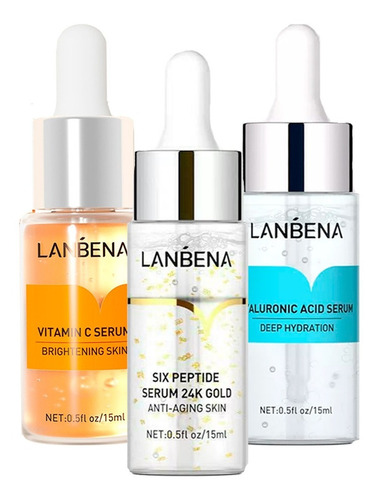 Lanbena Serum, Tratamiento Dermapen 3 Piezas Hidratante F Tipo De Piel Normal