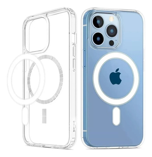 Capa Capinha Case Clear Magnética Para iPhone 13 Pro Max