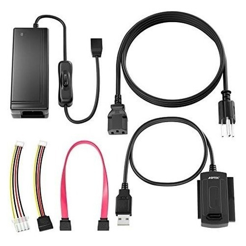 Agptek® Sata/pata/ide - Cable Convertidor Adaptador Usb 2.0