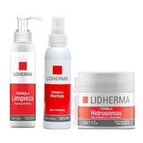 Lidherma Emulsión Limpieza + Loción Hierbas + Hidrosomas