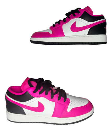 Tenis Air Jordan 1 Low De Dama #25 Original Color Rosa.