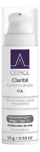 Cepage Clarite Contorno De Ojos Co Bolsas Ojeras 15g 