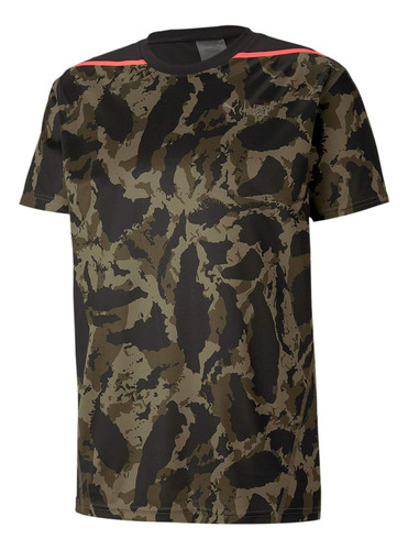 Camiseta Puma First Mile Camo Con Estampado Quemado Sm