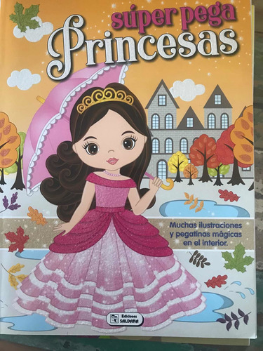 Libros Super Pega Dinosaurios Y Princesas Con Calcos