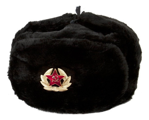 Gorro Ruso Ushanka Original Black - A Pedido_exkarg