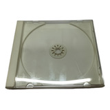 Caja Cd Dvd Acrilica Transparente Base Blanca X Unidad 