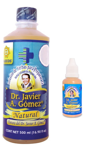 Tintura Del Dr. Javier A Gómez De Alecos®, 500ml + Gotero