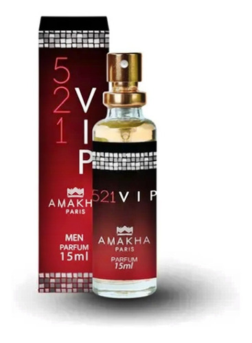 Perfume Masculino 521 Vip Men Amakha Paris 15ml P Bolso