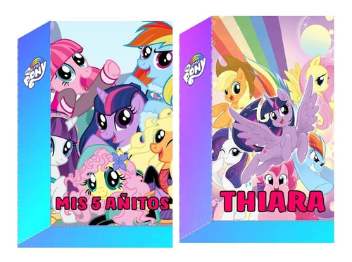 10 Bolsitas Golosineras Con Cierra Sticker My Little Pony