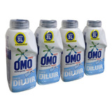 Pack X4 Omo Detergente Liquido Para Diluir 500ml Rinde 3lts