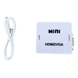 Conversor Adaptador Hdmi Para Vga Hdmi2vga Monitor / Pc