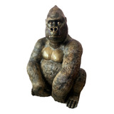 Escultura De Gorila Sabio