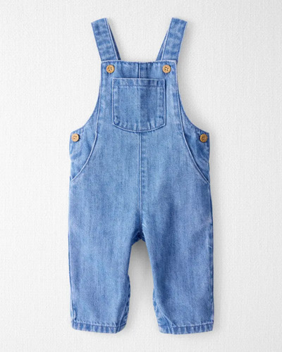 Overol Chambray De Algodón Orgánico Bebé 1t363910 Carters®