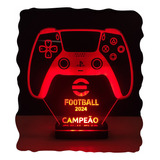 Abajur Troféu Game Ps4 Xbox Fifa 19 Pes Personalizado